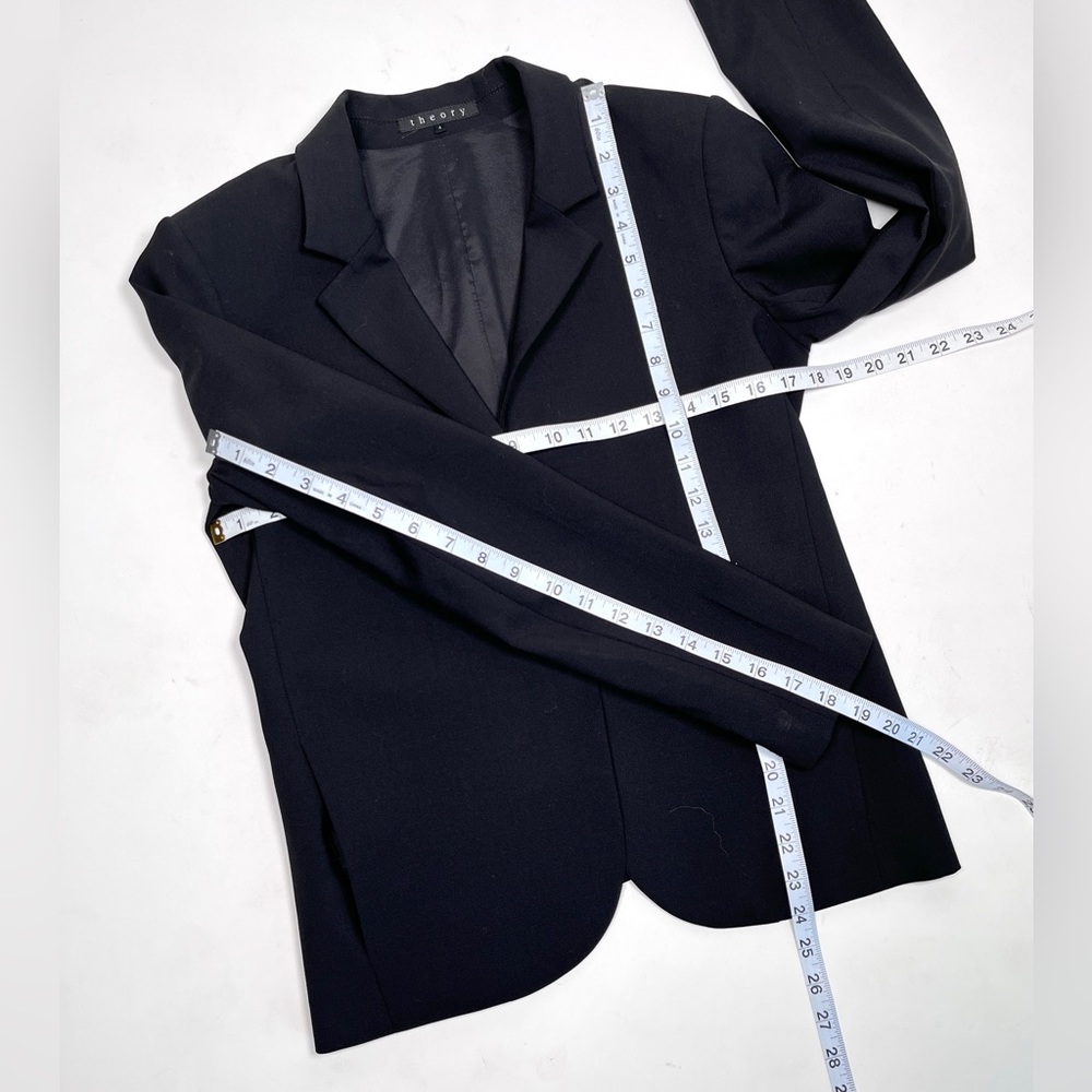 Theory Wool Pleated Back Jacket - image 8